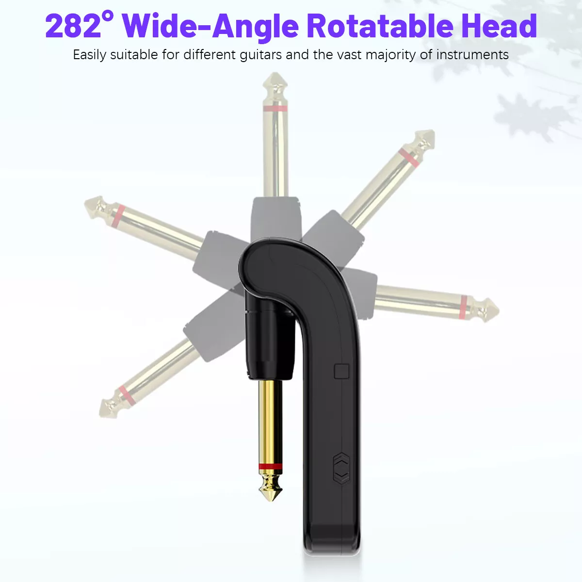 131Ft Wireless Guitar System Wireless Audio Electric Guitar Transmitter Receiver