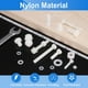 thumbnail image 5 of Uxcell 150 Paquete/50 Conjuntos Tornillos Hexagonales de Nylon, M8 x 25mm Tornillos de Cabeza Hexagonal de Plástico, 5 of 6