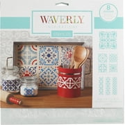 Waverly Inspirations Plastic Stencil, Tile, 12 in x 12 in, 3 Piece