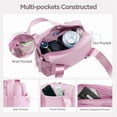 thumbnail image 4 of Lomyolo Weenkedder Bag Women Mini Sports Gym Bag - Waterproof Travel Bag with Wet Compartment, Lightweight Overnight Bag Valentines Day Birthday Gifts for 6 7 8 9 10 11 12 13 Year Old Teens Daughter, 4 of 6