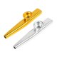 thumbnail image 4 of Kazoo de metal, instrumentos musicales, juguetes educativos para preescolar, flautas para niños (dorado), 4 of 4