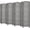 Grey, variant on Room Divider, Room Dividers and Folding Privacy Screens, 16in Privacy Screen, 3 Panel Temporary Wall Partitions, 6ft Space Separation Panel Screen, Grey