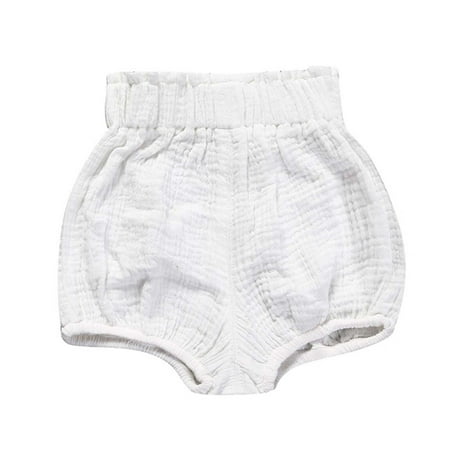

Newborn Toddler Baby Buttock Covering Pants Fashion Casual Print Shorts Summer Hight Waist Cute Cotton Shorts