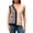 Apricot, variant on ATTRACO Women Striped Sweater Vest Buttom Down Crochet Sleeveless Cardigans Versatile Tank Top