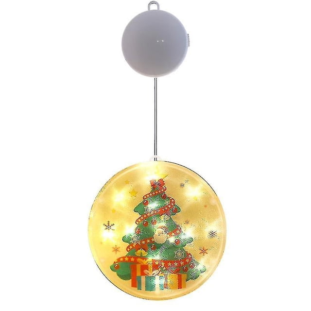 Guirnalda de luces Led con ventosas, adornos navideños para el hogar, guirnalda colgante, Adornos de árbol de Navidad, Navidad 2020, Año Nuevo 2021