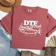 thumbnail image 4 of DTF Down To Fish - Women's Garment Dyed Graphic T-Shirt, 4 of 12