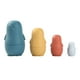 thumbnail image 4 of Muñeca Matryoshka de silicona, muñecas anidadas, juguete para niños, juguete coleccionable para niños, decoración, regalo de cumpleaños azul, 4 of 9