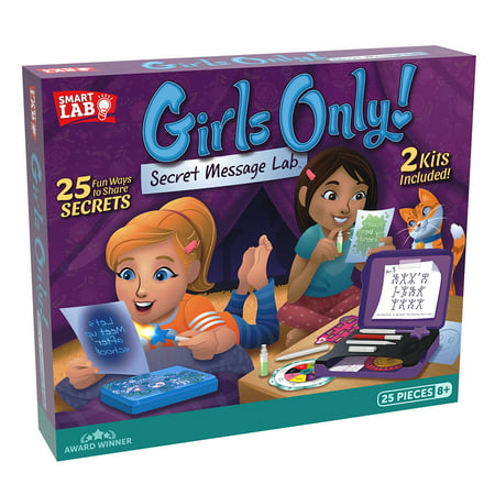 SmartLab Toys - Girls Only! Secret Message Lab (Best Science Toys For Girls)