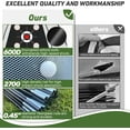 thumbnail image 3 of golf net 10×7-foot golf simulator aid net practice mat, suitable for backyard driving and chipping practice swings, complete with target mat and ball, for indoor and outdoor use, 3 of 6