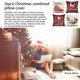 thumbnail image 2 of Bearachild 4 piezas funda de almohada de Navidad funda de almohada decorativa de Año Nuevo decoración de polvo atmósferas reutilizables Kits de decoración para fiestas, 2 of 6