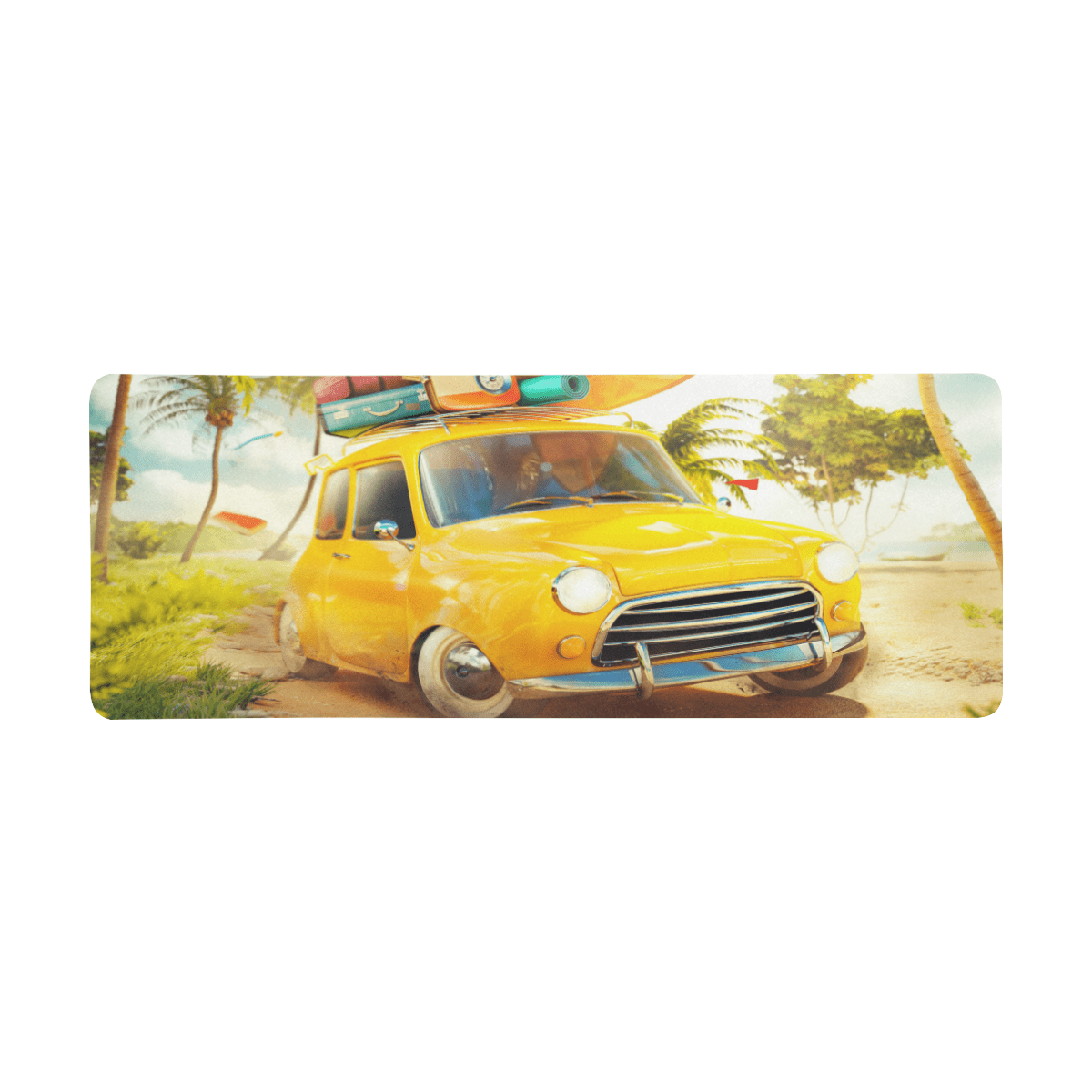 SUNENAT Soft Extra Extended Large Gaming Mouse Pad with Stitched Edges