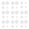 thumbnail image 2 of 36 piezas de adornos de copos de nieve navideños colgantes de copos de nieve colgantes de decoración para fiestas de hotel o puertas de aniversario, 2 of 8