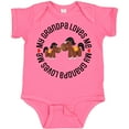 thumbnail image 3 of Inktastic Grandpa Loves Me Grandchild Horse Boys or Girls Baby Bodysuit, 3 of 5