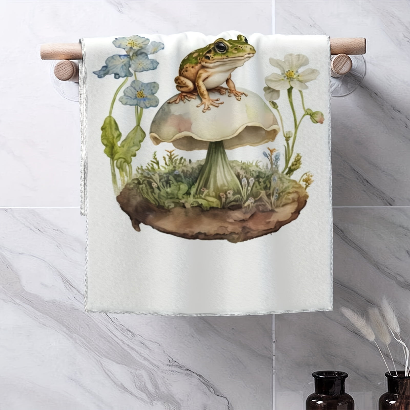 2pcs sunflower scouring pad, kitchen sunshine sunflower dish towel, kitchen decoration tea towel absorbent dishcloth hand towel housewarming gift, suitable for new home kitchen home decoration