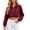 Wine, variant on Enjoytime Womens Sweatshirt Mock Neck Quarter Zip Pullover Sweatshirts Lightweight Workout Casual Crop Tops 2026 Fall Clothes