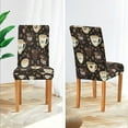 thumbnail image 5 of BZSMCE Chairs Slipcovers Dining Chair Covers Coffee Lovers' Delight Creative Pattern, 5 of 7