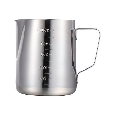 

PATKAW 1PC 550ml Measuring Cup Stainless Steel Measurement Scales Cup with Handle
