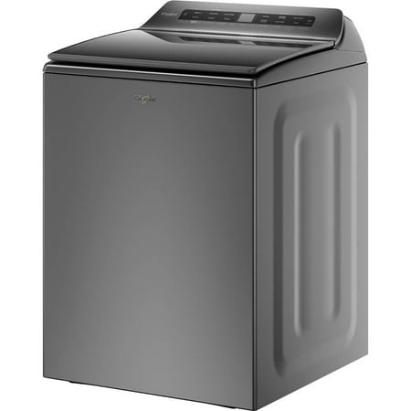 Whirlpool - 4.8 Cu. Ft. Smart Top Load Washer with Load & Go Dispenser - Chrome Shadow