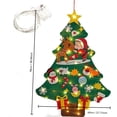 thumbnail image 2 of Wadada Felt Christmas Tree for Toddlers Kids, 3.2FT DIY Wall Christmas Felt Tree with 31 Pcs Detachable Ornaments Wall Decor with Hanging Rope for Boys Girls Xmas Gifts Home Door Decoration, 2 of 6
