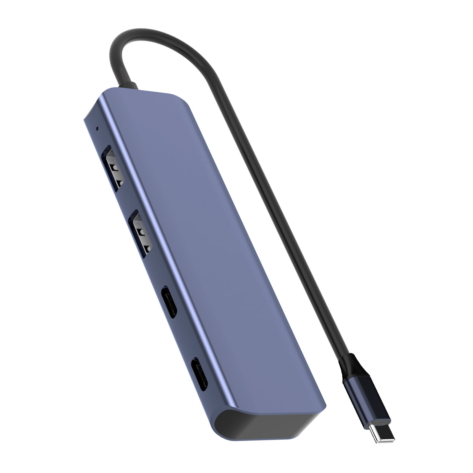 4 Port USB Hubs with 2 USB A and 2 Type C Port, Fast Speed 10Gbps Aluminum for Various Scenario