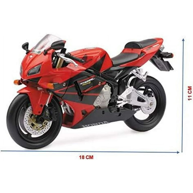 New Ray Toys, Honda CBR600R Road Bike, 1:12, 17cm, Red - Walmart.com