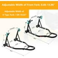 thumbnail image 2 of QinaQin Motorcycle Lift with a 450-Pound Load Capacity, Rear Wheel Lift Bracket, with u-Shaped and l-Shaped Adjustable Rocker Arm Shaft, Heavy-Duty Motorcycle Repair Lift, 2 of 7