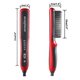 thumbnail image 3 of Cepillo alisador de barba y cabello con dientes de cerámica, calentamiento rápido, 6 temperaturas, enchufe australiano, rojo., 3 of 5