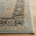 thumbnail image 3 of SAFAVIEH Vintage Roseann Bordered Area Rug, Light Blue/Black, 6'7" x 6'7" Square, 3 of 10