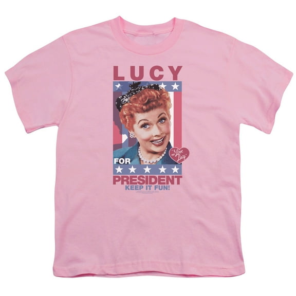 I Love Lucy - For President - Youth Short Sleeve Shirt - Small