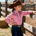 thumbnail image 3 of SUOSDEY Kids Western Belt for Boys Girls Genuine Leather Cowboy Cowgirl Belts with Detachable Buckle for Jeans Western Gifts, 3 of 7