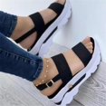thumbnail image 1 of Women's Summer Open Toes Sandals Breathable Ankle-strap Shoes Pin Buckle Closure_Gift Of G, 1 of 2