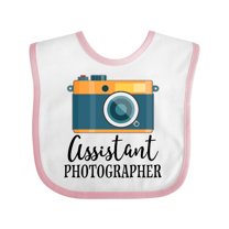 Inktastic Assistant Photographer Boys or Girls Baby Bib