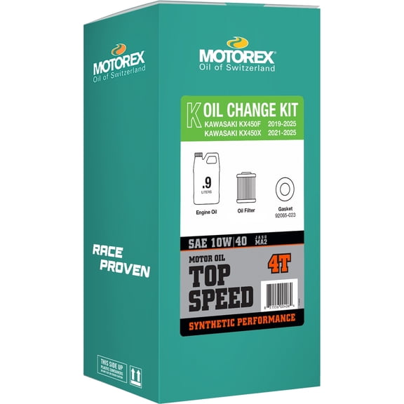 Motorex 311248 Top Speed Oil Change Kit - 0.90L -10W/40
