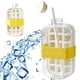 thumbnail image 4 of Copa Refrigerador Molde Hielo 800 Ml Con Botella Cubo Gran Capacidad Paja () Blanco, 4 of 9
