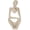 Small Sandstone, variant on Sandstone Resin Thinker Style Abstract Sculpture Statue Collectible Figurines Home Office Bookshelf Desktop Decor (Small Black, 3pcs)