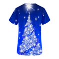 thumbnail image 5 of LSLJS Christmas Blouse d'Allaitement pour Femmes de Noël à Manches Courtes, Col en V, Imprimée, avec Poches, Scrub Tops, 5 of 5