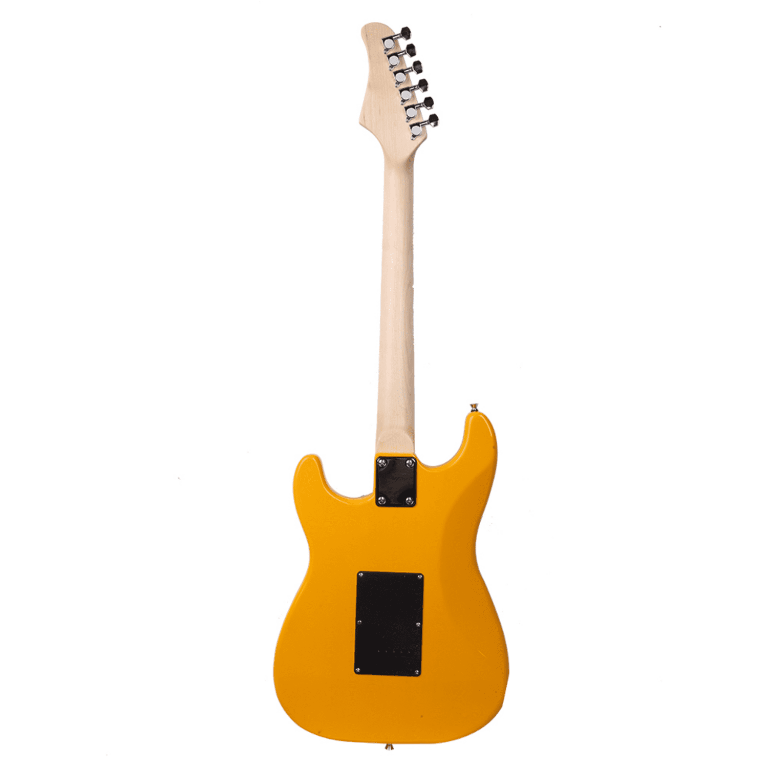 Hassch Electric Guitar with Gig Bag, 39 inch Beginner Electric Guitar Kit with Strap, Plectrum, Tremolo Bar, Spanner Tool and Connecting Wire, Orange