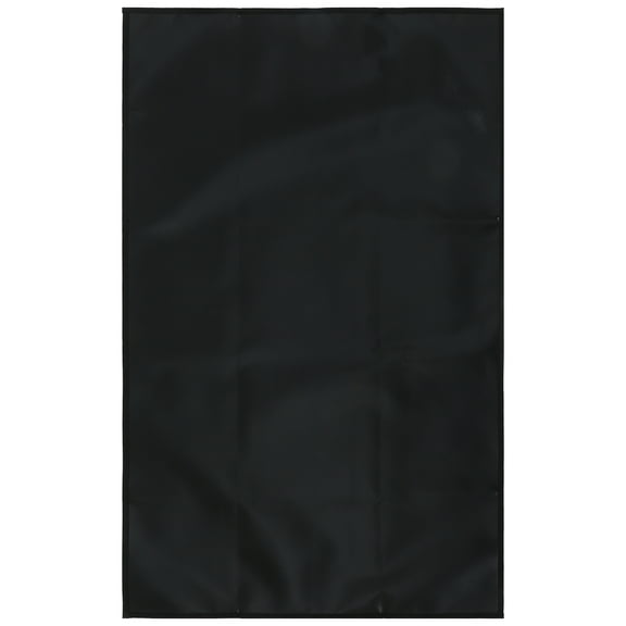 TEHAUX Charcoal BBQ Grill Protective Mat 122.00X76.00X0.10CM Black