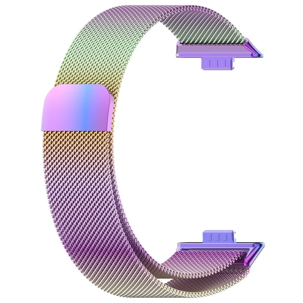 Reemplazo Pulsera Correa Brazalete Magnética Milanesa Metal Ajustable para Huawei Watch Fit 3 Smart
