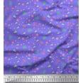 thumbnail image 1 of Soimoi Polyester Crepe Fabric Dot,Leaves & Bird Cartoon Fabric Prints by Yard 52 Inch Wide, 1 of 1