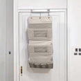 thumbnail image 4 of Cloth Hanging Bag Student Dormitory Wall Shelf Bathroom Purpose Storage Bag Polyester Sorting And Storage Artifact 15x15x15 Storage Cubes, 4 of 6