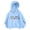 H219 Blue, variant on SJLDQY Girls Hoodies Casual Hooded Sweatshirt Long Sleeve Love-themed Graphic Pullover Tops Size 4-5 Years