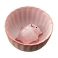 thumbnail image 2 of Ceramic Tea Cup with Tea Pet Pig, Creative Kung Fu Teacup, Tea Lovers Gift Decor, 2 of 4