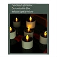 thumbnail image 3 of Velas LED Solares para Exteriores, Luces Solares Impermeables Sin Llama, Velas Recargables para Decoración de Jardín de Bodas B, 3 of 8