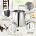 thumbnail image 3 of Milk Frothing Pitcher, 6.8oz/200ml Stainless Steel Milk Frother Cup, Small Steaming Pitcher for Espresso Machine, Latte Art Pour Cup, 3 of 8