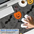 thumbnail image 2 of Long Mouse Pads for Desk,Halloween Pumpkins and Bats Desk Mats on Top Of Desks, Desk Mouse Pad Extra Large with 3mm Non-Slip Base and Stitched Edge for Gaming,Office,Work,Home 47.3x23.6in, 2 of 5