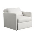 thumbnail image 4 of Serta Bentley Modern Convertible Arm Chair, Cream Woven Fabric, 4 of 12