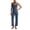 Blue, variant on Women's Yoga Two-Piece Set Sleeveless Square Neck Top Straight-Leg Pants Outfit Lounge Workout Athleisure