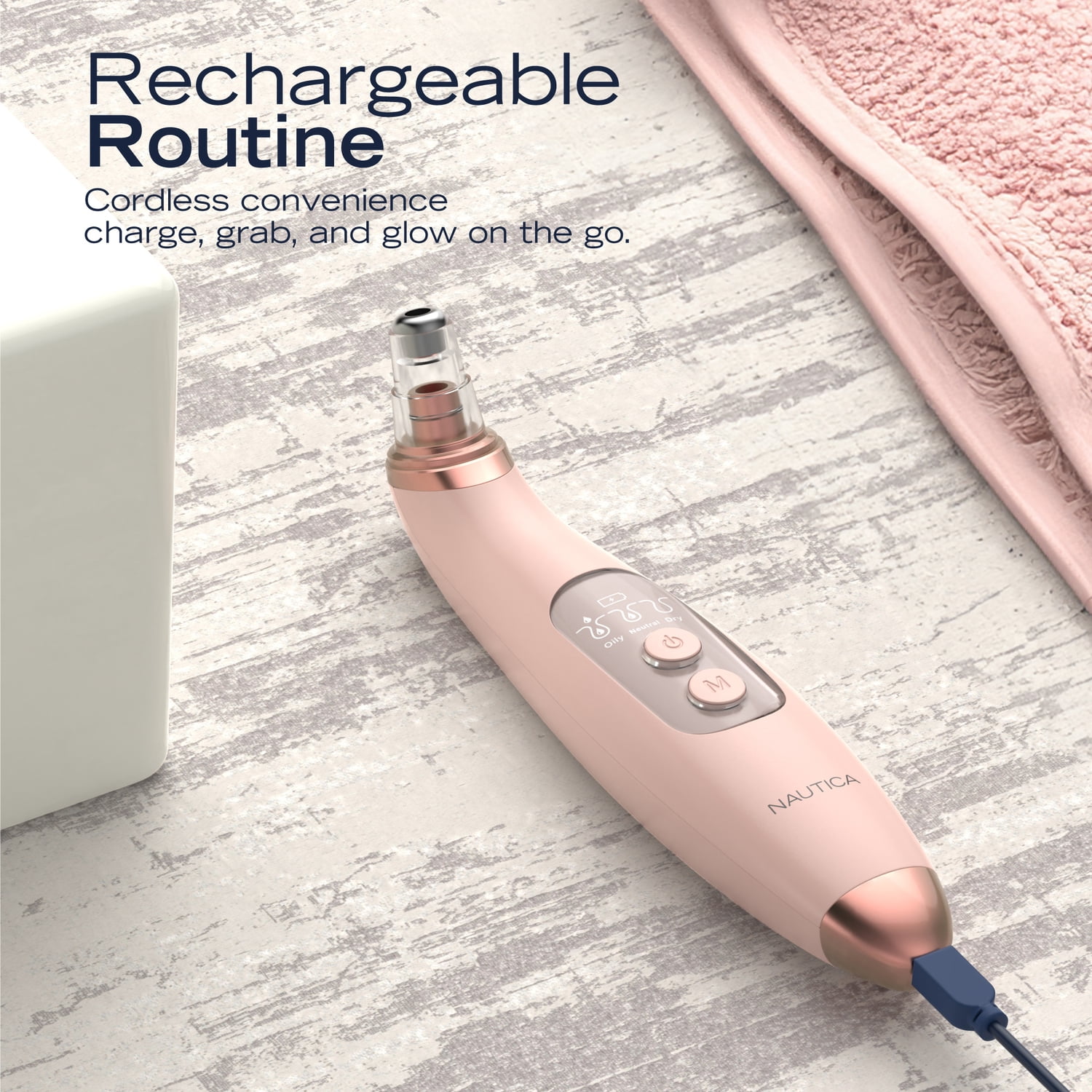 Nautica Blackhead-Remover Vacuum, Nude