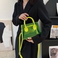 thumbnail image 3 of Bolsa Moda PVC transparente mujer Crossbody claro Totes bolsos (verde) Tmvgtek Para estrenar, 3 of 9